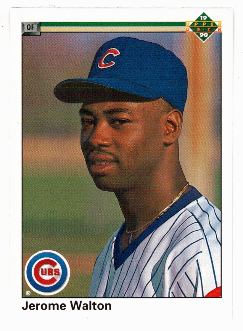 Jerome Walton - Chicago Cubs (MLB Baseball Card) 1990 Upper Deck # 345 Mint