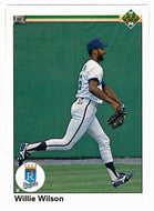 Willie Wilson - Kansas City Royals (MLB Baseball Card) 1990 Upper Deck # 349 Mint