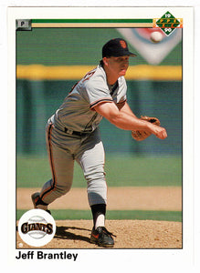 Jeff Brantley RC - San Francisco Giants (MLB Baseball Card) 1990 Upper Deck # 358 Mint