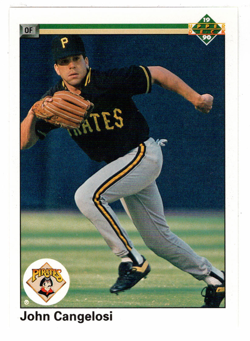 John Cangelosi - Pittsburgh Pirates (MLB Baseball Card) 1990 Upper Deck # 370 Mint