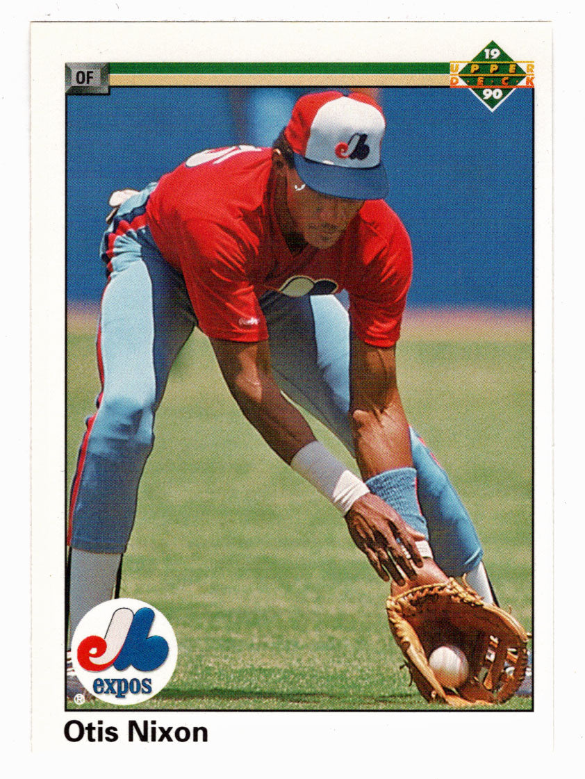 Otis Nixon - Montreal Expos (MLB Baseball Card) 1990 Upper Deck # 379 Mint