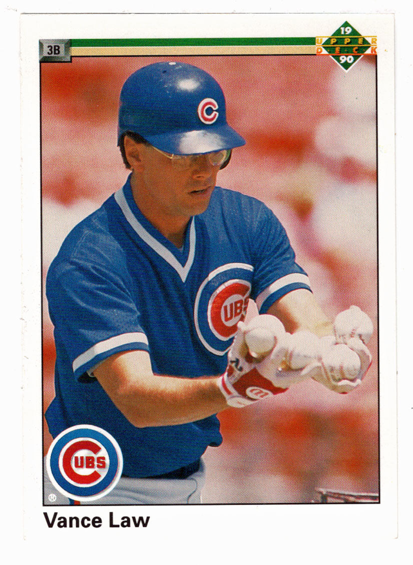Vance Law - Chicago Cubs (MLB Baseball Card) 1990 Upper Deck # 380 Mint
