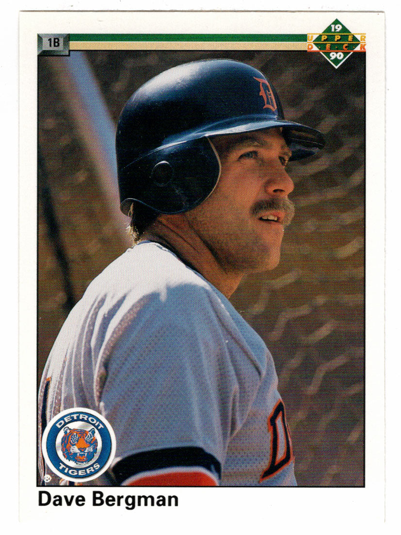 Dave Bergman - Detroit Tigers (MLB Baseball Card) 1990 Upper Deck # 381 Mint