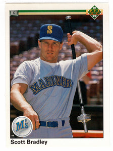 Scott Bradley - Seattle Mariners (MLB Baseball Card) 1990 Upper Deck # 383 Mint