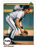 Jeff Blauser - Atlanta Braves (MLB Baseball Card) 1990 Upper Deck # 406 Mint