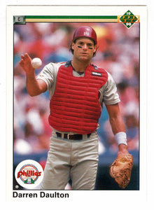 Darren Daulton - Philadelphia Phillies (MLB Baseball Card) 1990 Upper Deck # 418 Mint