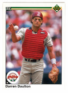 Darren Daulton - Philadelphia Phillies (MLB Baseball Card) 1990 Upper Deck # 418 Mint