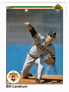 Bill Landrum - Pittsburgh Pirates (MLB Baseball Card) 1990 Upper Deck # 442 Mint