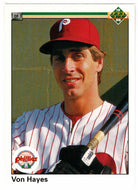 Von Hayes - Philadelphia Phillies (MLB Baseball Card) 1990 Upper Deck # 453 Mint