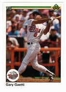 Gary Gaetti - Minnesota Twins (MLB Baseball Card) 1990 Upper Deck # 454 Mint