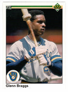 Glenn Braggs - Milwaukee Brewers (MLB Baseball Card) 1990 Upper Deck # 456 Mint