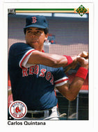 Carlos Quintana - Boston Red Sox (MLB Baseball Card) 1990 Upper Deck # 465 Mint