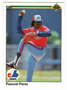 Pascual Perez - Montreal Expos (MLB Baseball Card) 1990 Upper Deck # 487 Mint