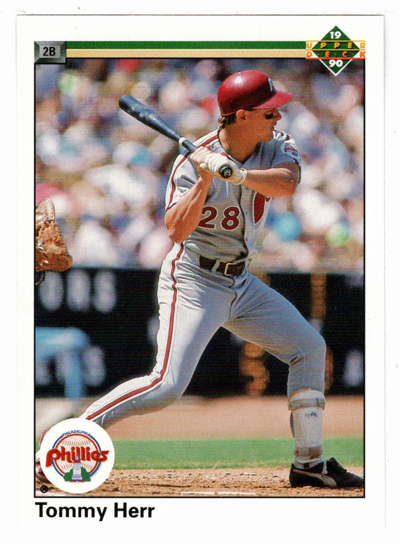 Tommy Herr - Philadelphia Phillies (MLB Baseball Card) 1990 Upper Deck # 488 Mint