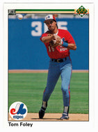 Tom Foley - Montreal Expos (MLB Baseball Card) 1990 Upper Deck # 489 Mint