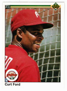 Curt Ford - Philadelphia Phillies (MLB Baseball Card) 1990 Upper Deck # 490 Mint