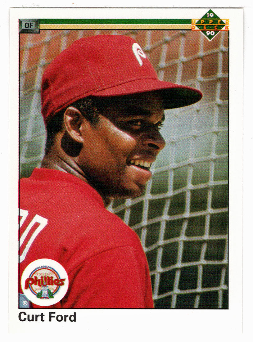 Curt Ford - Philadelphia Phillies (MLB Baseball Card) 1990 Upper Deck # 490 Mint