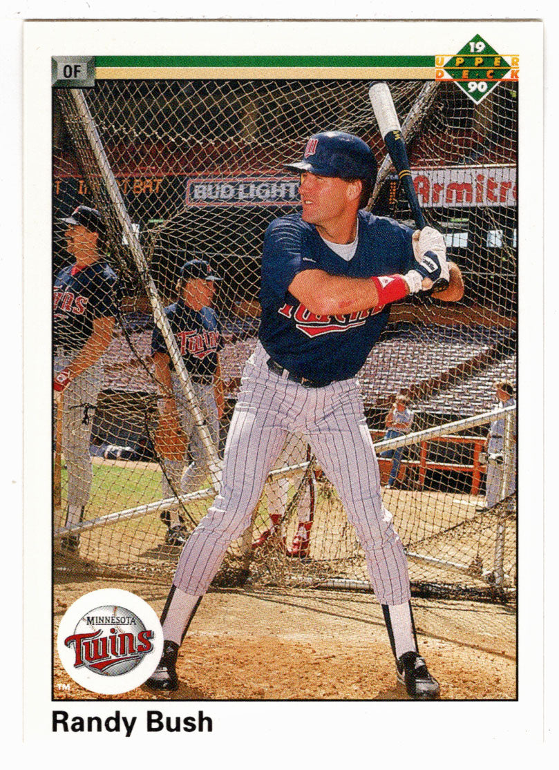 Randy Bush - Minnesota Twins (MLB Baseball Card) 1990 Upper Deck # 493 Mint