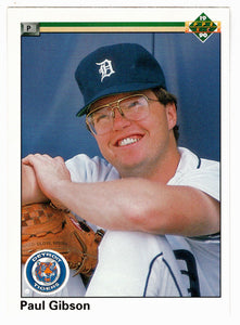 Paul Gibson - Detroit Tigers (MLB Baseball Card) 1990 Upper Deck # 496 Mint