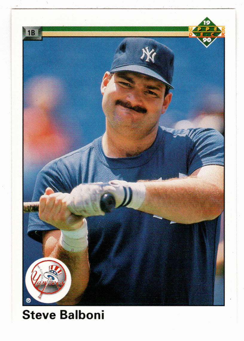 Steve Balboni - New York Yankees (MLB Baseball Card) 1990 Upper Deck # 497 Mint