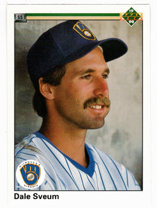 Dale Sveum - Milwaukee Brewers (MLB Baseball Card) 1990 Upper Deck # 499 Mint