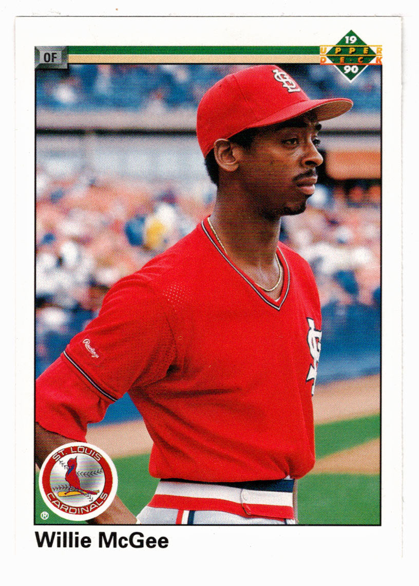 Willie McGee - St. Louis Cardinals (MLB Baseball Card) 1990 Upper Deck # 505 Mint