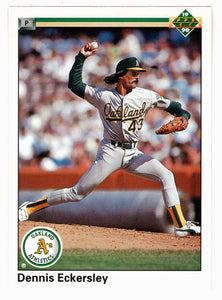 Dennis Eckersley - Oakland Athletics (MLB Baseball Card) 1990 Upper Deck # 513 Mint