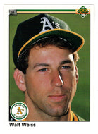 Walt Weiss - Oakland Athletics (MLB Baseball Card) 1990 Upper Deck # 542 Mint