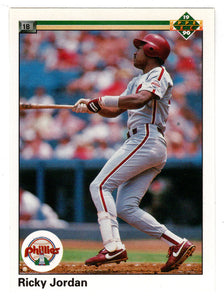 Ricky Jordan - Philadelphia Phillies (MLB Baseball Card) 1990 Upper Deck # 576 Mint