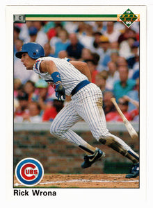 Rick Wrona RC - Chicago Cubs (MLB Baseball Card) 1990 Upper Deck # 582 Mint