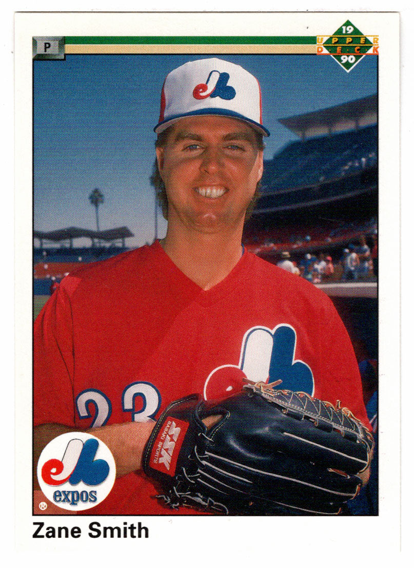 Zane Smith - Montreal Expos (MLB Baseball Card) 1990 Upper Deck # 607 Mint
