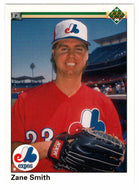 Zane Smith - Montreal Expos (MLB Baseball Card) 1990 Upper Deck # 607 Mint