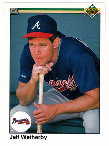 Jeff Wetherby RC - Atlanta Braves (MLB Baseball Card) 1990 Upper Deck # 611 Mint