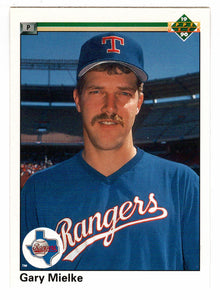 Gary Mielke RC - Texas Rangers (MLB Baseball Card) 1990 Upper Deck # 612 Mint