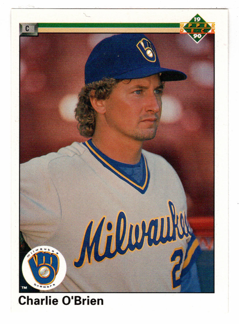 Charlie O'Brien - Milwaukee Brewers (MLB Baseball Card) 1990 Upper Deck # 650 Mint