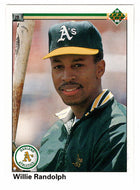 Willie Randolph - Oakland Athletics (MLB Baseball Card) 1990 Upper Deck # 704 Mint