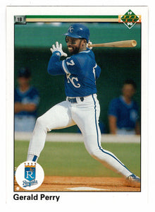 Gerald Perry - Kansas City Royals (MLB Baseball Card) 1990 Upper Deck # 707 Mint