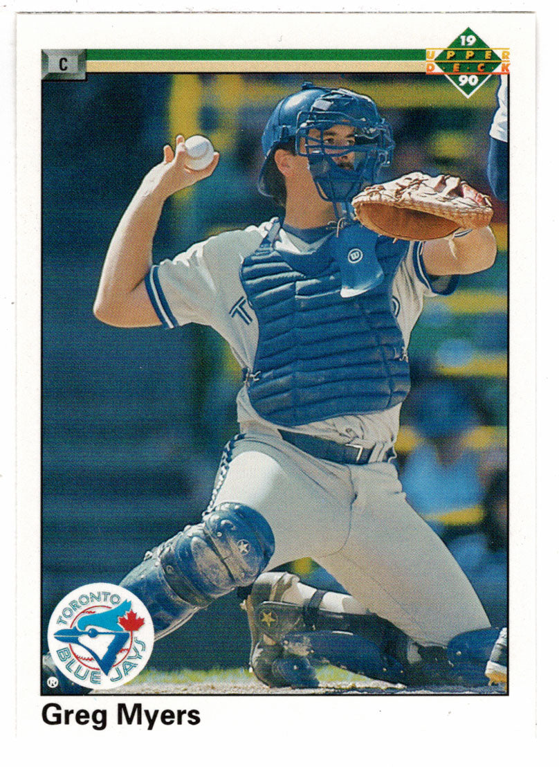 Greg Myers - Toronto Blue Jays (MLB Baseball Card) 1990 Upper Deck # 718 Mint