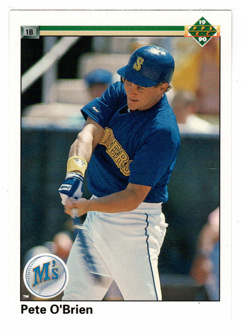 Pete O'Brien - Seattle Mariners (MLB Baseball Card) 1990 Upper Deck # 719 Mint