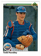 Todd Hundley RC - New York Mets (MLB Baseball Card) 1990 Upper Deck # 726 Mint
