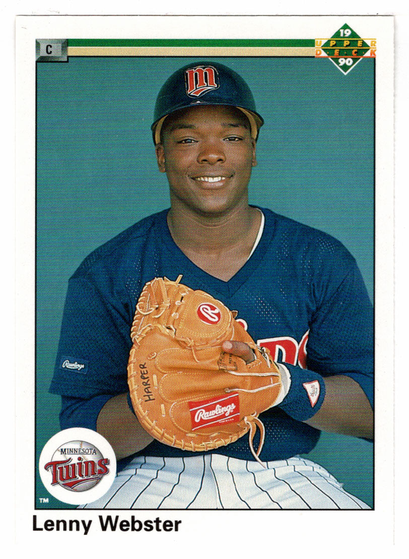 Lenny Webster RC - Minnesota Twins (MLB Baseball Card) 1990 Upper Deck # 728 Mint