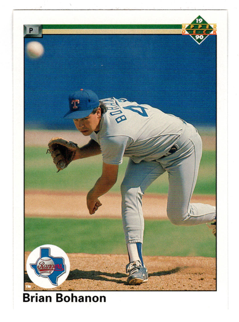 Brian Bohanon RC - Texas Rangers (MLB Baseball Card) 1990 Upper Deck # 731 Mint