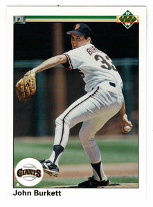 John Burkett - San Francisco Giants (MLB Baseball Card) 1990 Upper Deck # 735 Mint