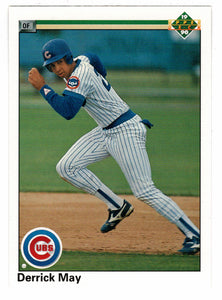 Derrick May RC - Chicago Cubs (MLB Baseball Card) 1990 Upper Deck # 736 Mint