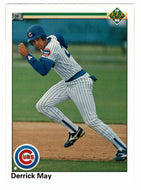 Derrick May RC - Chicago Cubs (MLB Baseball Card) 1990 Upper Deck # 736 Mint