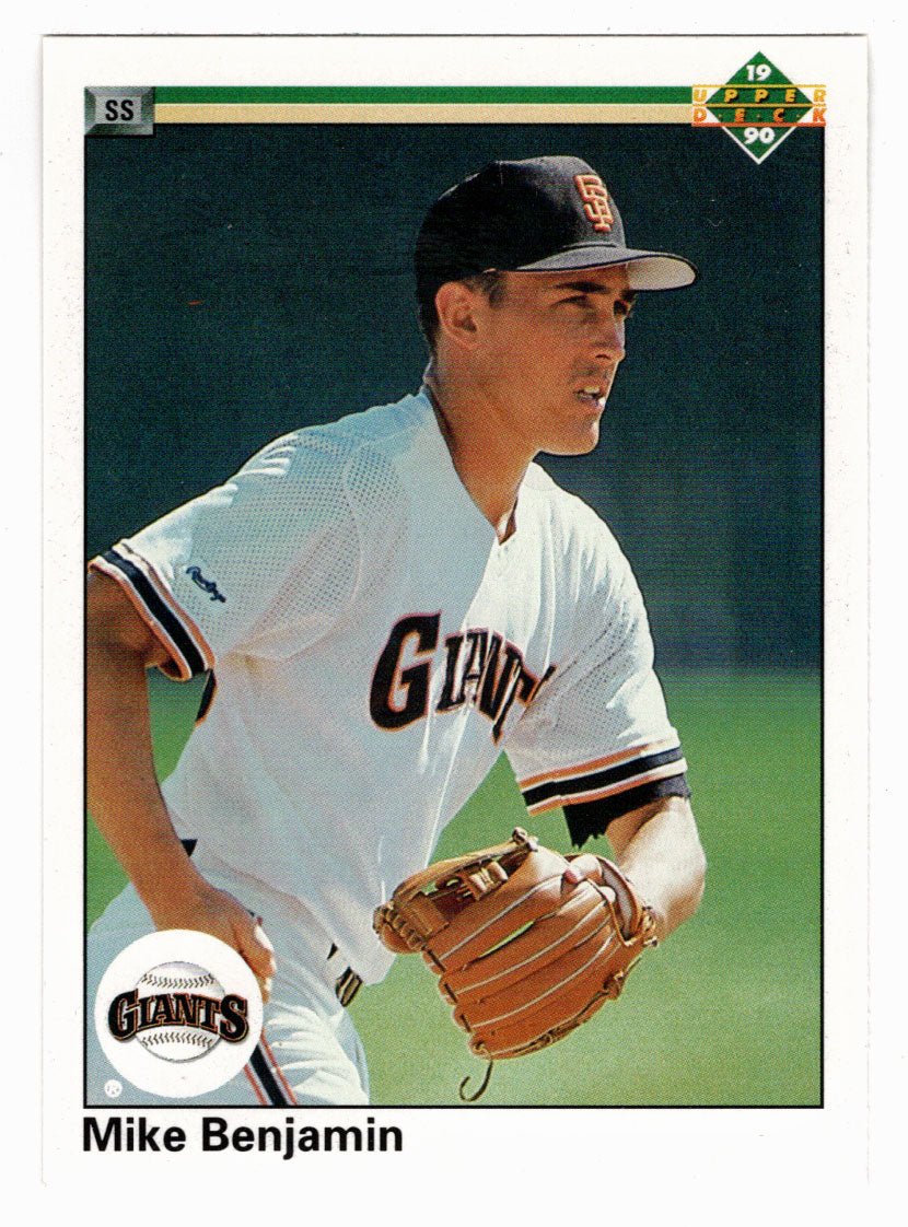 Mike Benjamin RC - San Francisco Giants (MLB Baseball Card) 1990 Upper Deck # 750 Mint