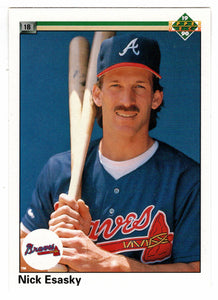 Nick Esasky - Atlanta Braves (MLB Baseball Card) 1990 Upper Deck # 758 Mint