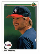 Jim Presley - Atlanta Braves (MLB Baseball Card) 1990 Upper Deck # 760 Mint