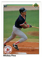 Mickey Pina RC - Boston Red Sox (MLB Baseball Card) 1990 Upper Deck # 764 Mint