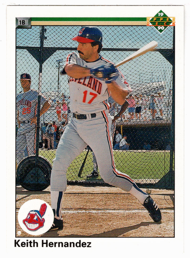 Keith Hernandez - Cleveland Indians (MLB Baseball Card) 1990 Upper Deck # 777 Mint